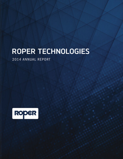 Thumbnail Roper Technologies Annual Report 2014