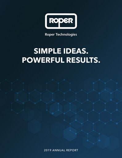 Thumbnail Roper Technologies Annual Report 2019