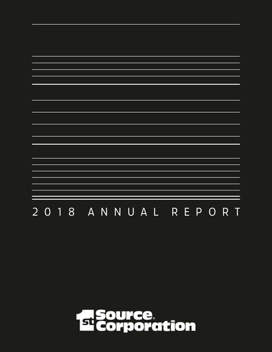 Thumbnail 1st Source
 Annual Report 2018