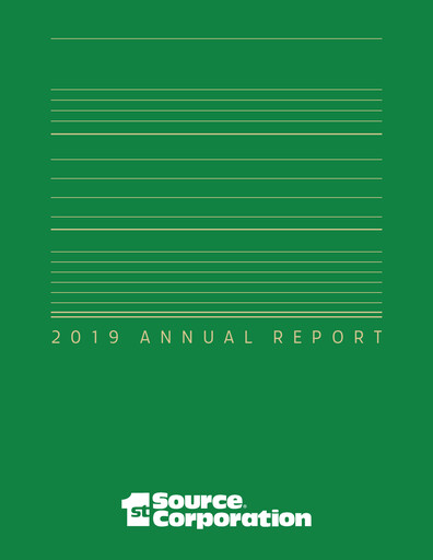 Thumbnail 1st Source
 Annual Report 2019