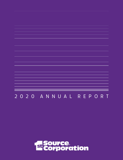 Thumbnail 1st Source
 Annual Report 2020