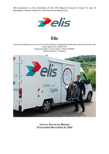 Thumbnail Elis Financial Report 2014
