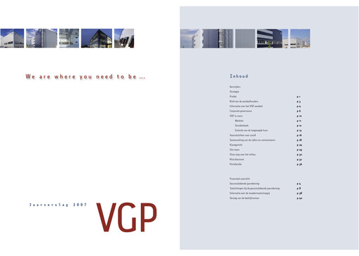 Thumbnail VGP NV Annual Report 2007