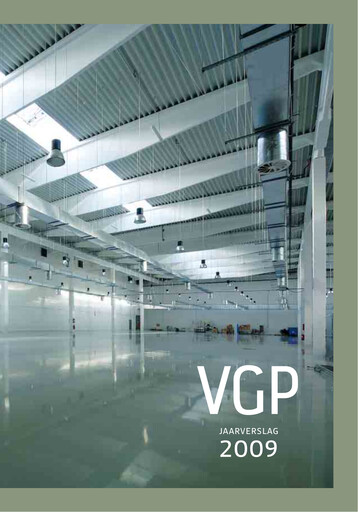 Thumbnail VGP NV Annual Report 2009