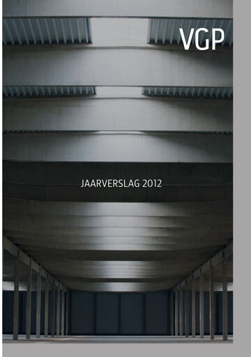 Thumbnail VGP NV Annual Report 2012
