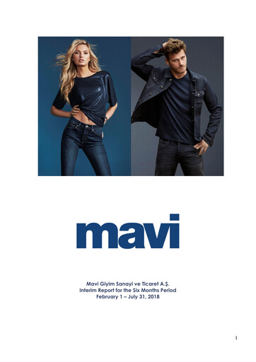 Thumbnail Mavi Giyim Sanayi ve Ticaret Half-year Report 2018-h1