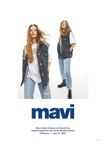 Thumbnail Mavi Giyim Sanayi ve Ticaret Half-year Report 2021-h1