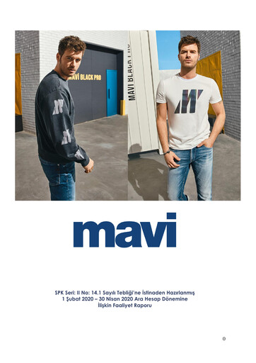 Vorschaubild Mavi Giyim Sanayi ve Ticaret Quartalsbericht 2020-q1