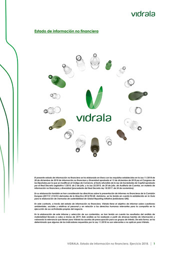 Vorschaubild Vidrala ESG-Bericht 2018