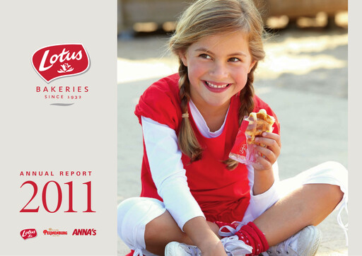 Thumbnail Lotus Bakeries Annual Report 2011