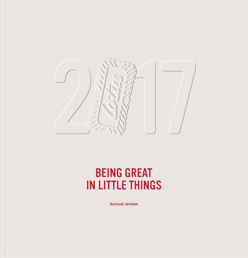 Thumbnail Lotus Bakeries Annual Report 2017