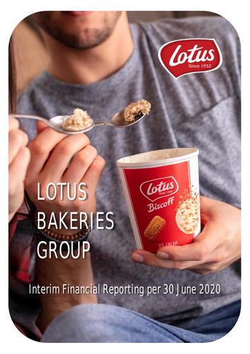 Thumbnail Lotus Bakeries Half-year Report 2020-h1