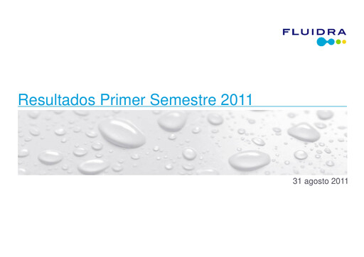 Thumbnail Fluidra Half-year Report 2011-h1
