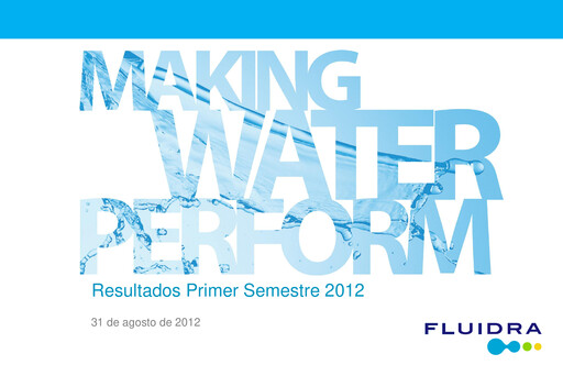 Thumbnail Fluidra Half-year Report 2012-h1