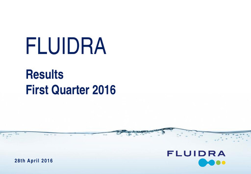 Thumbnail Fluidra Quarterly Report 2016-q1