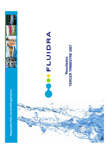 Thumbnail Fluidra Quarterly Report 2007-q3