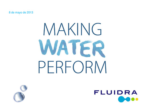 Thumbnail Fluidra Quarterly Report 2013-q1
