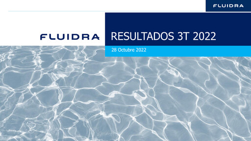 Thumbnail Fluidra Quarterly Report 2022-q3