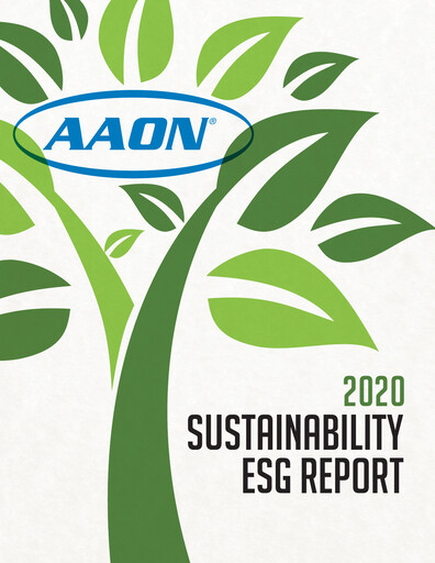 Thumbnail Aaon ESG Report 2020