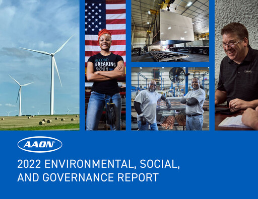 Thumbnail Aaon ESG Report 2022