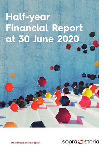 Thumbnail Sopra Steria Group Half-year Report 2020-h1