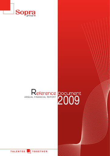 Thumbnail Sopra Steria Group Universal Registration Document 2009