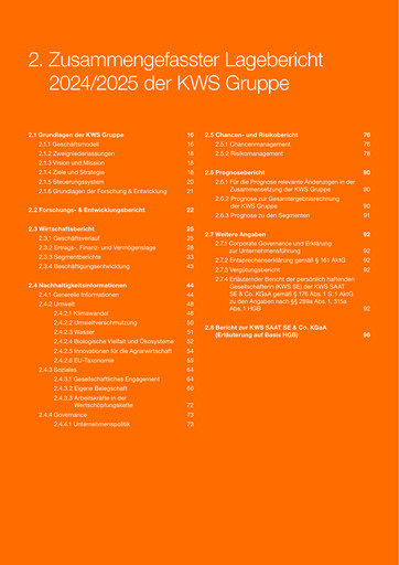 Miniature KWS Rapport financier 2024-2025
