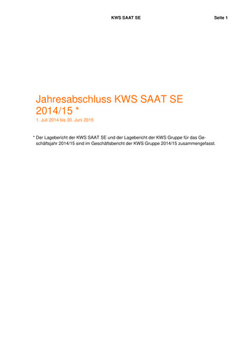 Thumbnail KWS Financial Statement 2014-2015