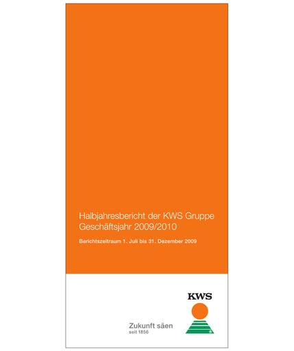 Thumbnail KWS Half-year Report 2009-h1