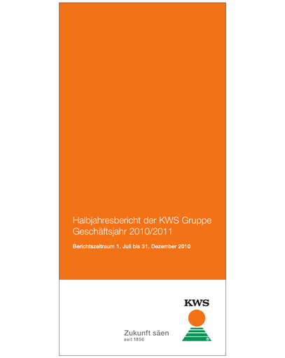 Thumbnail KWS Half-year Report 2010-h1
