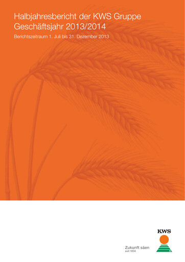 Thumbnail KWS Half-year Report 2013-h1