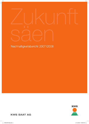 Thumbnail KWS Sustainability Report 2007-2008