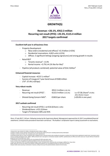 Thumbnail Altarea Half-year Report 2017-h1