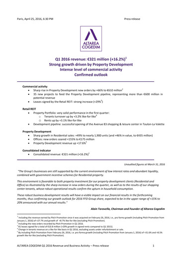 Thumbnail Altarea Quarterly Report 2016-q1