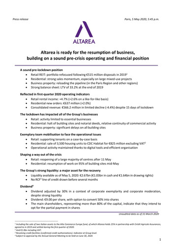 Thumbnail Altarea Quarterly Report 2020-q1