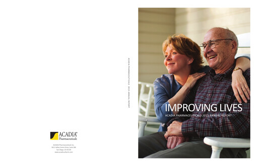 Thumbnail ACADIA Pharmaceuticals Annual Report 2015