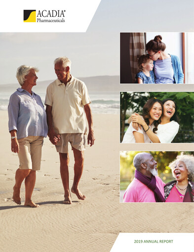 Thumbnail ACADIA Pharmaceuticals Annual Report 2019