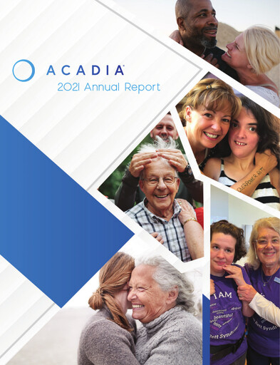 Thumbnail ACADIA Pharmaceuticals Annual Report 2021