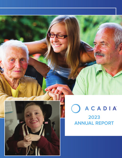 Thumbnail ACADIA Pharmaceuticals Annual Report 2023