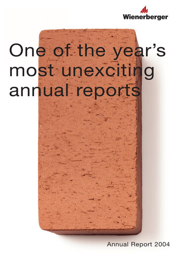 Thumbnail Wienerberger Annual Report 2004