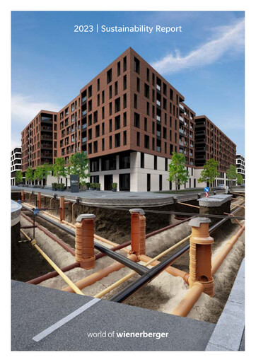 Thumbnail Wienerberger Sustainability Report 2023