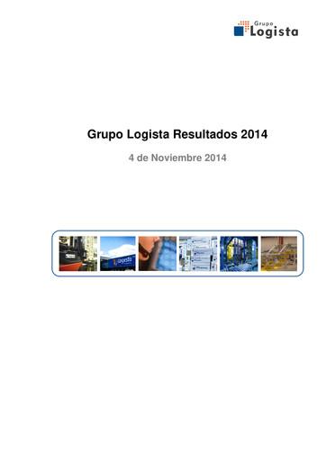 Vorschaubild Logista (Compañía de Distribución Integral Logista) Finanzbericht 2014
