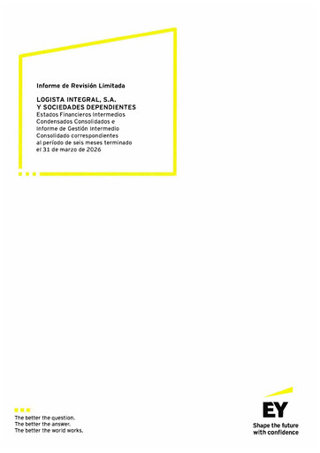 Thumbnail Logista (Compañía de Distribución Integral Logista) Financial Statement 2026-h1