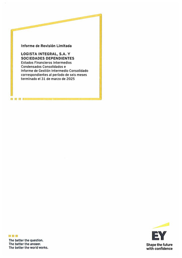 Miniature Logista (Compañía de Distribución Integral Logista) Rapport semestriel 2025-h1