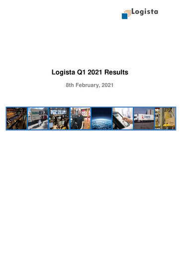 Miniature Logista (Compañía de Distribución Integral Logista) Rapport trimestriel 2021-q1
