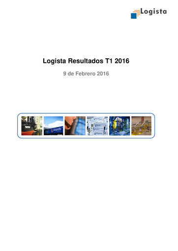 Miniature Logista (Compañía de Distribución Integral Logista) Rapport trimestriel 2016-q1