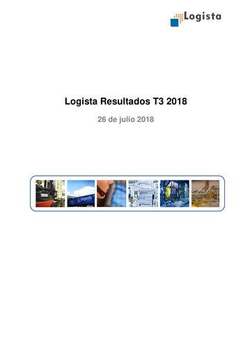 Thumbnail Logista (Compañía de Distribución Integral Logista) Quarterly Report 2018-q3