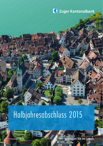 Thumbnail Zuger Kantonalbank Half-year Report 2015-h1