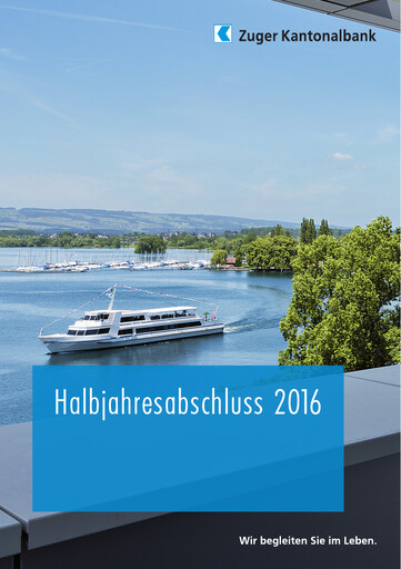 Thumbnail Zuger Kantonalbank Half-year Report 2016-h1