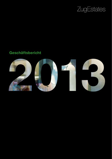 Thumbnail Zug Estates Holding Annual Report 2013